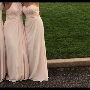 Pale Rose Strapless Corset Gown